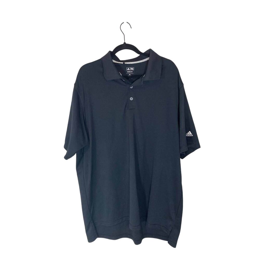 Adidas Men's Climate Cooling Black Golf Polo 2XL
